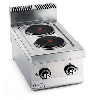 Cucina elettrica 650 2/4 piastre